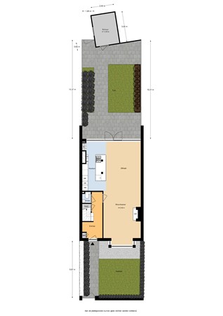 Floorplan - Leidseweg 126B, 2251 LH Voorschoten